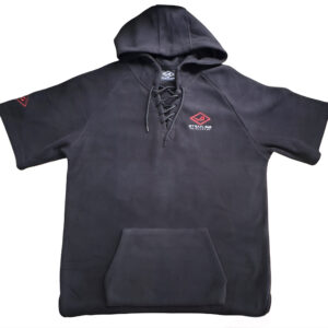 Strayline men's short sleeved fleece hood