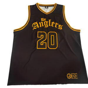 Strayline Aotearoa NZ Anglers Basketball Jersey - 100% Polyester Mesh 230gsm